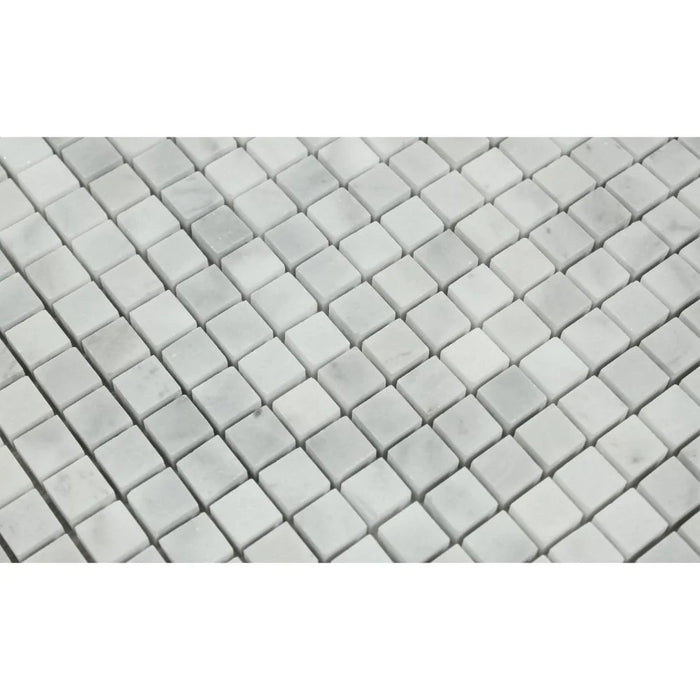 Bianco Mare Marble 5/8x5/8 mosaic tile