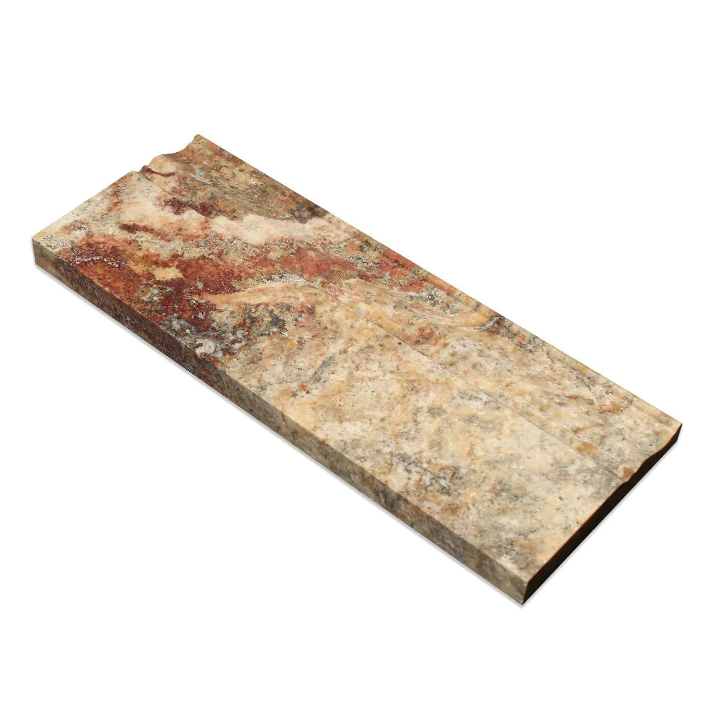 Scabos Travertine Baseboard 4 3/4x12