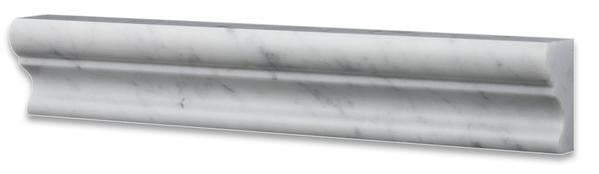 Carrara White Marble crown molding 2x12 inch