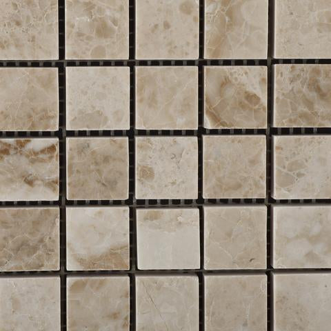 Cappuccino 1X1 Marble Mosaic polished