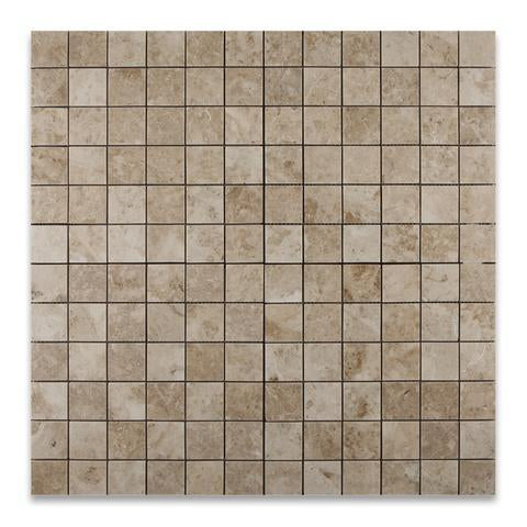 Cappuccino 2X2 Marble Mosaic polished