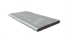 Bullnose blue limestone pool coping natural finish