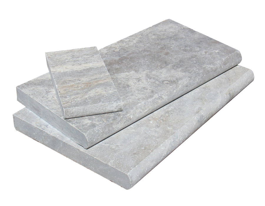 Pool Coping Silver Travertine 12x24 2” thick