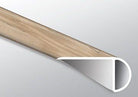 Close-up of Akadia LVT showing light oak wood texture and matte finish
