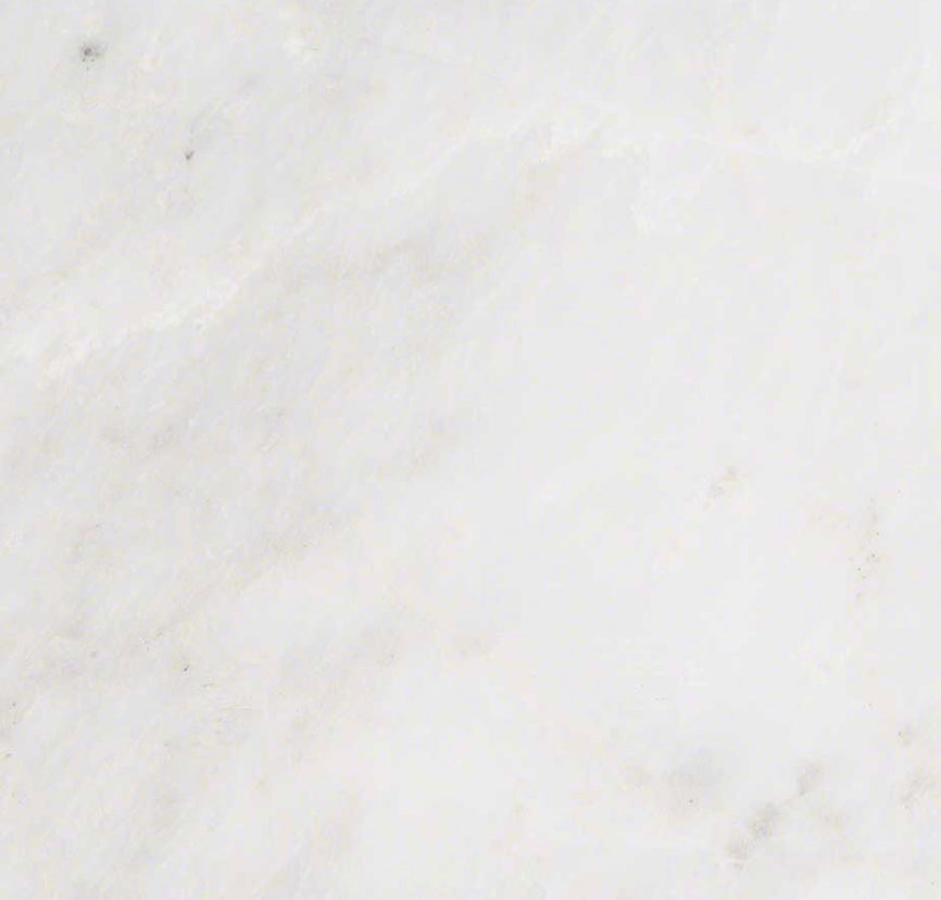 Arabescato Carrara 12x12 polished marble tile with white and gray veining