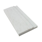 Arabescato Carrara Marble Baseboard 5x12 inch polished