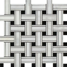 Arabescato Carrara Triple Weave Mosaic 12x12 tile polished finish