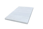 Flat view of Bianco Carrara Marble Paver 16x24 with leathered finish