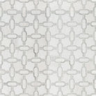 Close-up of Bianco Gridwork mosaic showing polished marble grid design