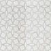 Close-up of Bianco Gridwork mosaic showing polished marble grid design
