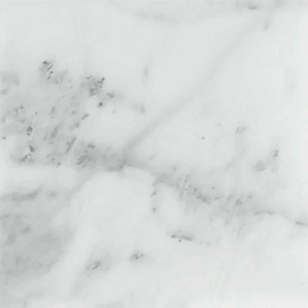 Close-up of Bianco Mare marble showing polished finish and natural veining