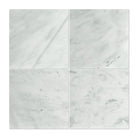 Flat view of Bianco Mare Marble Tile, polished 12x12 size