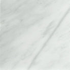 Flat view of Bianco Mare Marble Tile, polished 12x12 size
