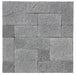 Blue Limestone Paver in Roman Pattern with tumbled finish