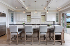 Close-up showing honed finish and gentle gray veining of Calacatta Cressa panel