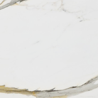 Close-up of Calacatta Gold Marble surface with bold golden veining