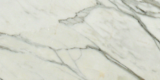 Flat view of Calacatta Gold 6x12 subway marble tile in polished finish