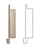 Cross section of Cappuccino Marble shampoo niche in polished finish