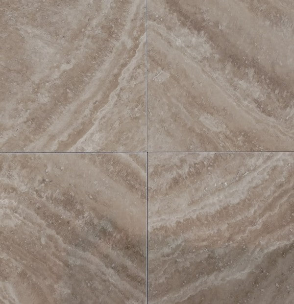 Caramel Noce Honed & Filled 12x12