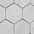 Carrara Marble 3 Inch Hexagon Mosaic Tile
