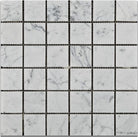Carrara White Marble 2x2 Mosaic Tile
