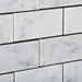 Carrara White Marble 2x4 Brick Mosaic Tile