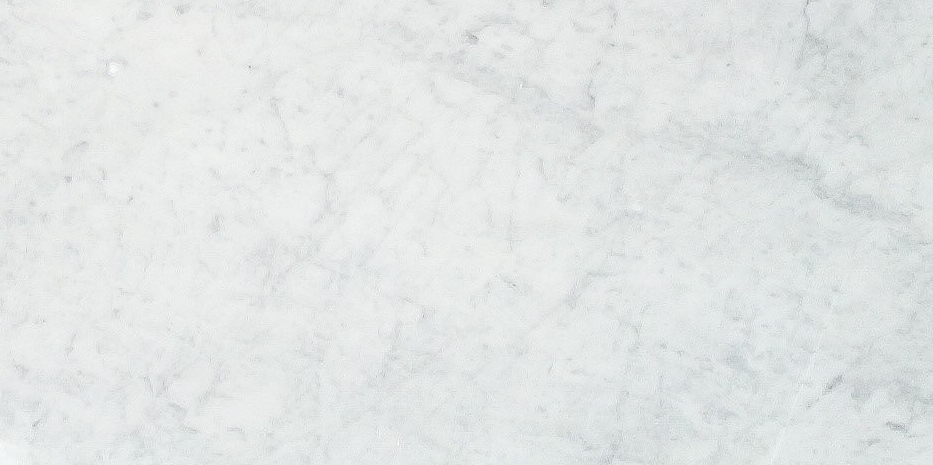 Sample cut of Carrara White Marble 12x24 tile for customer preview, honed or polished finish
