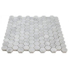 Carrara White Marble 2 Inch Hexagon Mosaic Tile