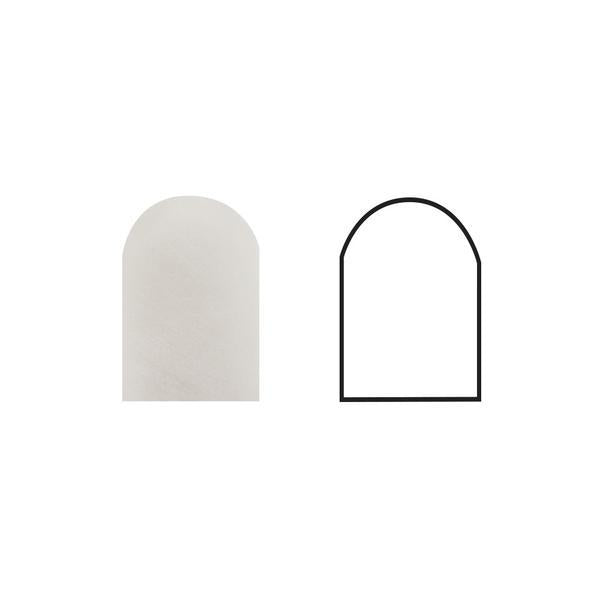 Carrara White Marble 3/4x12 bullnose molding