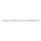 Carrara White Marble 3/4x12 bullnose molding