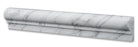 Carrara White Marble 2x12 chair rail molding