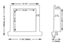 Carrara White Marble custom shampoo niche