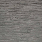Flat lay of Charcoal Pencil stacked slate panel showing narrow split face strips
