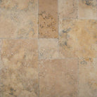 Flat view of Country Classic Travertine pavers in Versailles pattern with tumbled finish