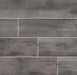Flat lay of Country River Mist 8x48 wood-look porcelain tile with coastal gray driftwood finish