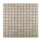 Crema Marfil 2x2 polished mosaic tile sheet