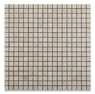 Crema Marfil 5/8 inch polished mosaic marble tile sheet