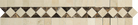 Crema Marfil Bias Border 2x12 polished marble trim