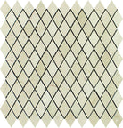 Crema Marfil Diamond 1x2 Mosaic polished marble tile