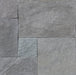 Desert Blue Limestone Paver in Versailles Pattern with soft blue-gray tones

