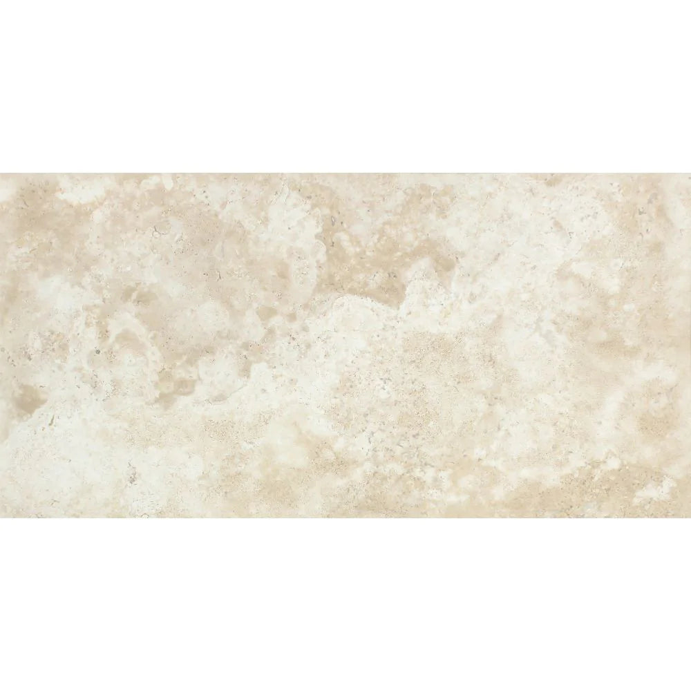 Flat view of Durango Travertine in honed finish, 12x24 tile