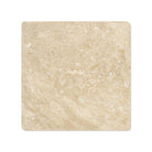 Flat view of Durango Travertine Tumbled Tile, 6x6 size