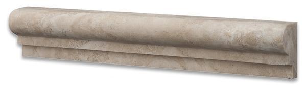 Close-up of 2x12 Durango Chair Rail showing honed texture and veining