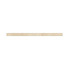 Front view of Durango Travertine Pencil Liner in honed finish