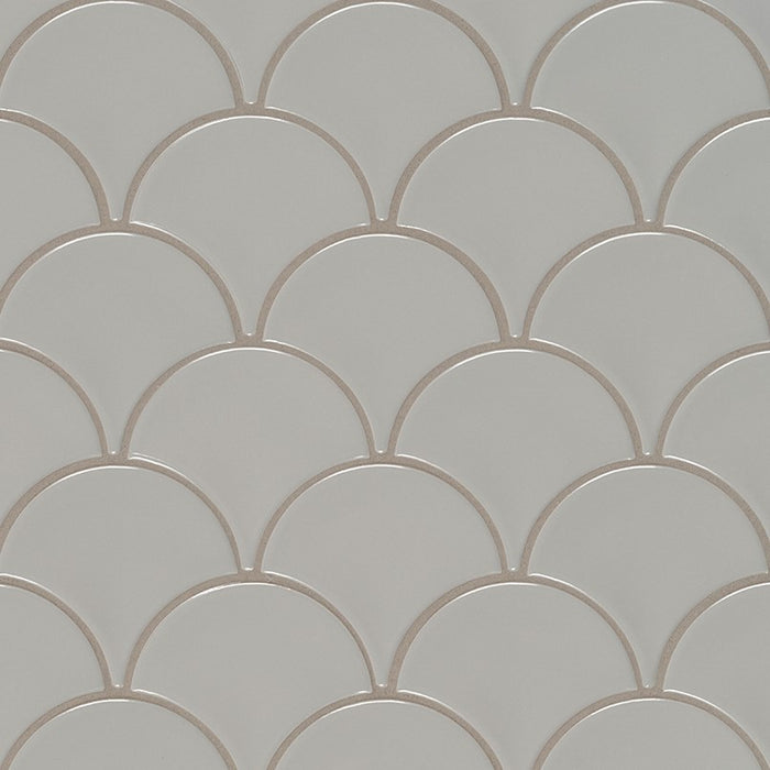 Gray Scallop Mosaic