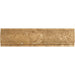 Natural stone wall trim molding – dark brown