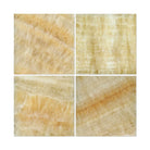 Close-up of Honey Onyx polished surface with microbeveled edge