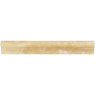 Close-up of Honey Onyx chair rail showing polished texture and amber veining