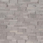 Close-up texture of Iceland Gray split face travertine panel