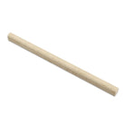 Ivory Travertine 1/2 inch Bullnose Molding, honed finish